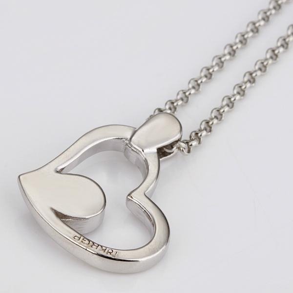 Heart Shape Crystal Plating Platinum Necklace Love 5
