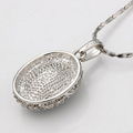 Plating Platinum Necklace With Shining Rhinestone 4