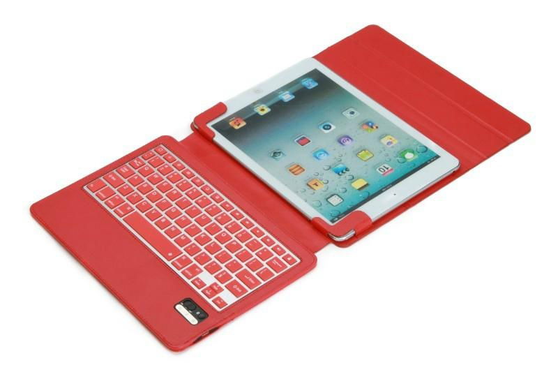 ipad air silicone bluetooth keyboard stand case with sleep wake function 3