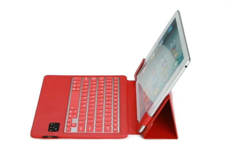 ipad air silicone bluetooth keyboard stand case with sleep wake function 5