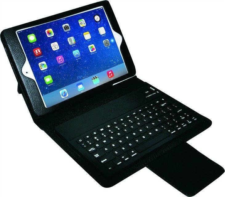 ipad mini retina display bluetooth keyboard leather stand case