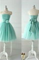 mint bridesmaid dress wedding dress  2