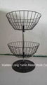 Metal Spinner Display Rack with Spinning Baskets