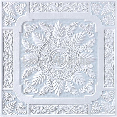 GRG gypsum fiber ceiling tiles