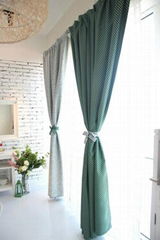 Korean garden full blackout curtains living room curtain