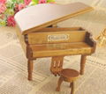 Natural wood music box piano music box fine home furnishing 4