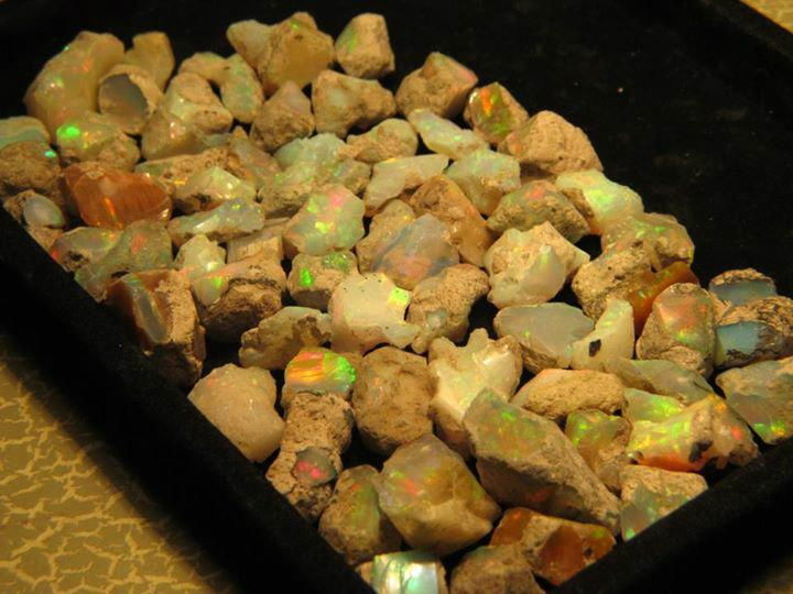 Ethiopian welo opal rough
