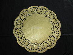 Golden paper Doilies