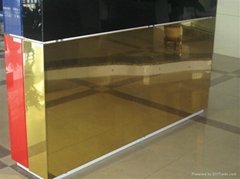 Gold and silver mirror aluminum composite panel acp sheet