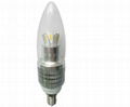 7W LED candle light  clear