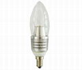 7W LED candle light  clear  4