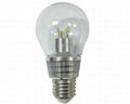 5W LED globe bulb  clear 2