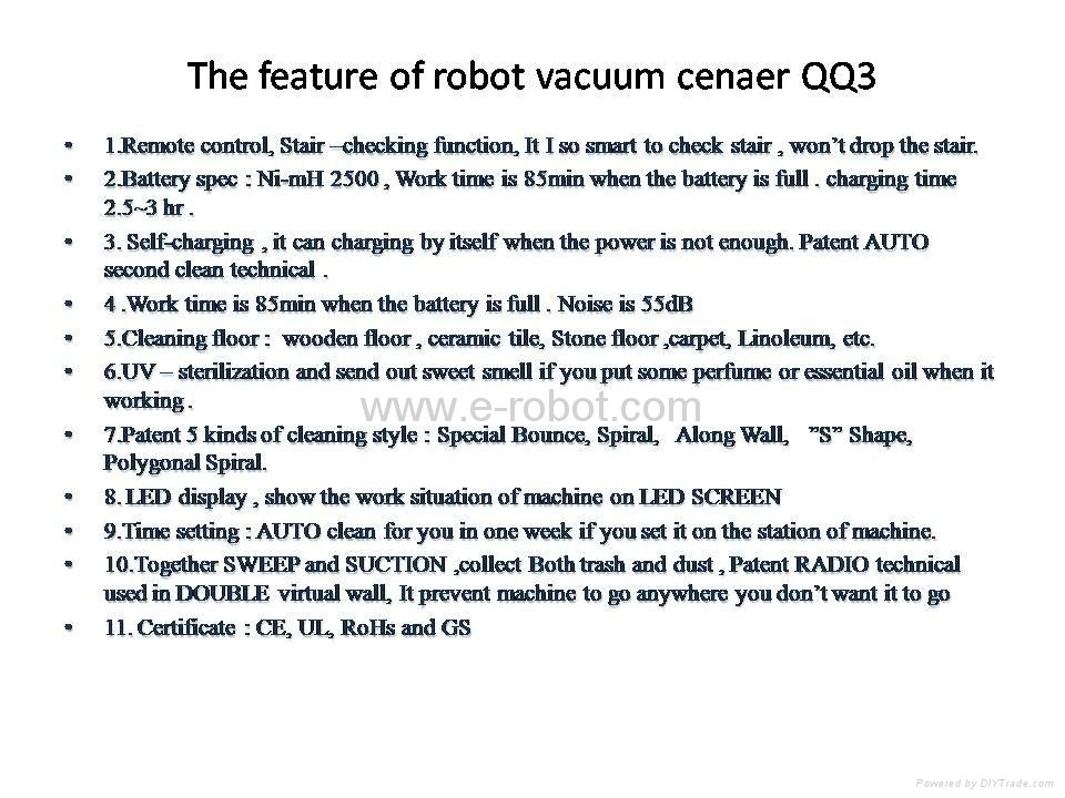 The good robot vacuum cleaner - QQ3 4