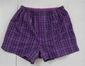 man woven boxer with button