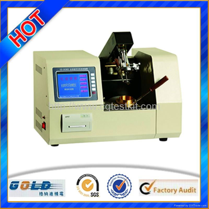 Automatic Open Cup Flash Point Tester ASTM D86