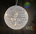 crystal pendant lamp