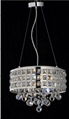 Hotel Metal Stainless Steel Clear Modern Crystal Lighting 1