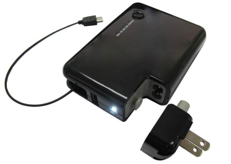 2 in 1 wall charger power bank with 5000mAh (HP1350)