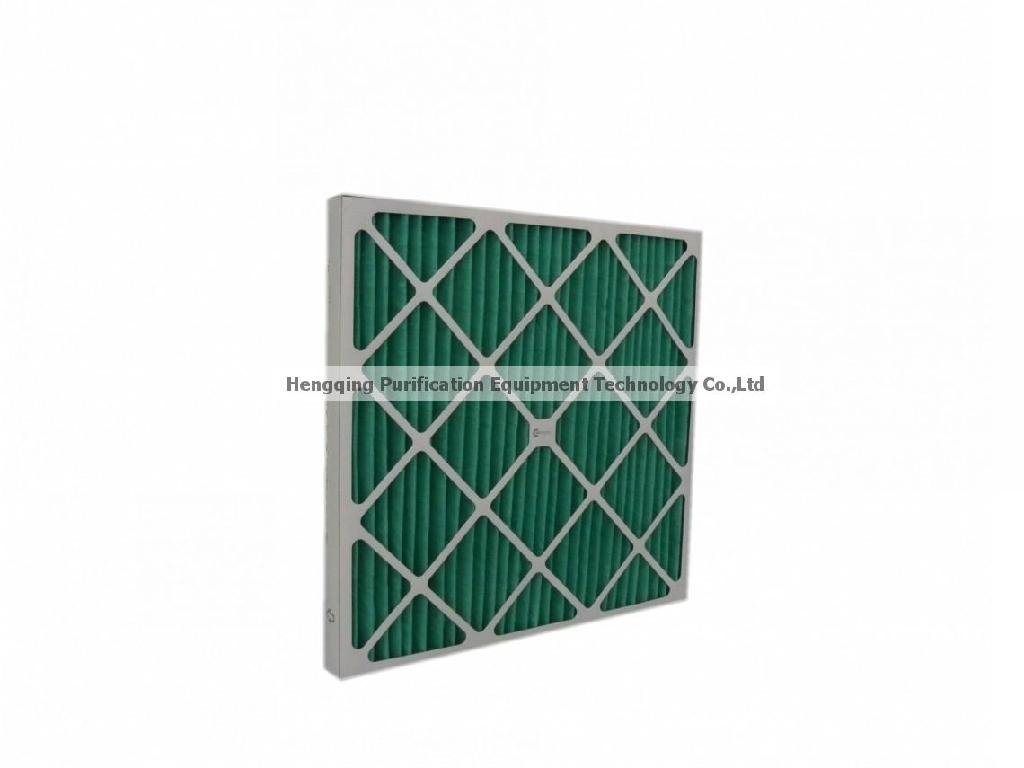 G4 cardboard disposable mini pleat panel pre air filters 2