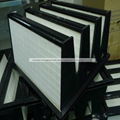 V-bank mini pleated hepa air filter 5