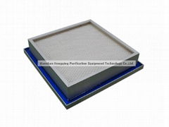 Gel Sealant mini-pleated H13 hepa filter