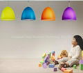 Designer fashion colorful hanging ceiling lamp shades 