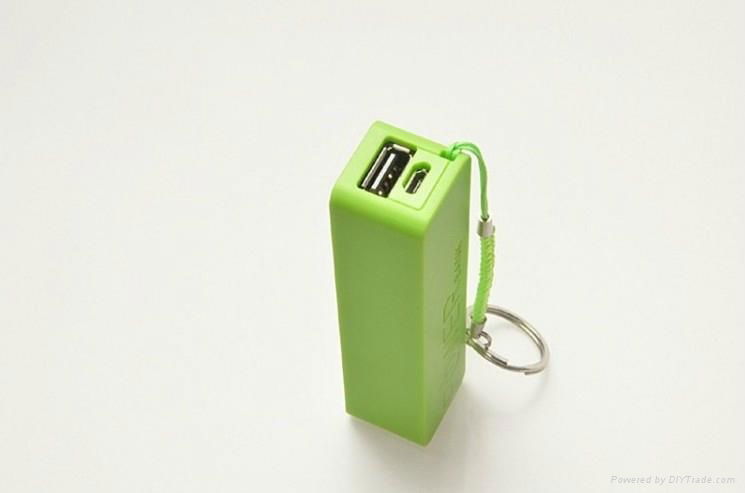 Key Chain Mobile Power Bank Battery Plastic Power Bank 5