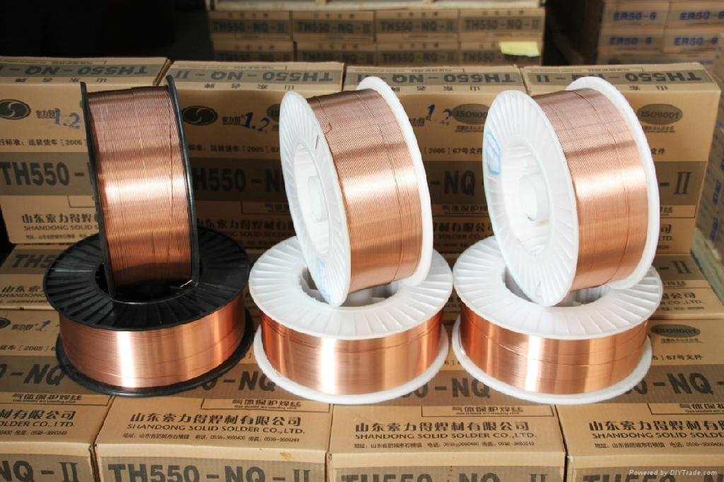 ER70S-6 Copper coated mild steel welding wire