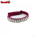 Pearl Crystal Necklace Velvet Dog Collars