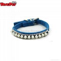 Pearl Crystal Necklace Velvet Dog Collars 3