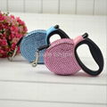 Small Retractable Dog Leash with Resin