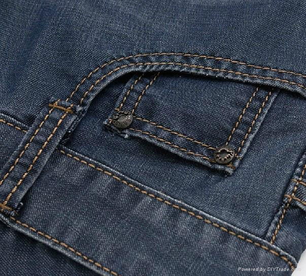 Handsomely High quality 100% Cutton Blue Jeans  2