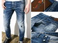 High quality Handsomely 100% Cutton Blue Jeans pants 1