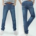 High quality 100% Cutton Handsomely Blue Man's jeans 1