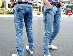 100% Cutton High quality Blue Denim jeans