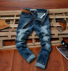 100% Cutton  Handsomely Blue High quality  Jeans pants