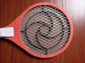 factory hot sale battery operated  electric with led mosquito fly swatter 4