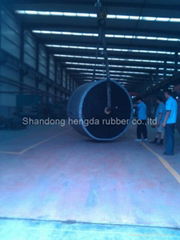 Rubber conveyor belts