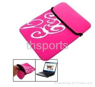 Eco-friendly neoprene laptop bag with zipper 3