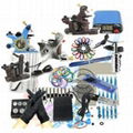 4 Machine Guns Starter Tattoo Kits Inks Grips Needles Power Supplies Equipment S 1