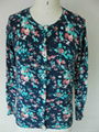 women FLOWER print sweater cardigan