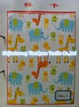 deer printed cotton flannel fabric