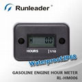 Waterproof Digital LCD Counter Hour Meter for Dirt Quad Bike ATV Motorcycle 1