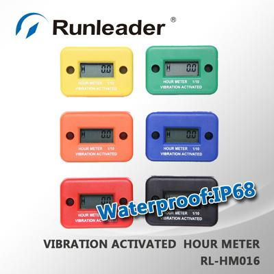 Vibration Hour Meter for Gas Engine Motorcycle ATV Snowmobile Boat jet ski 