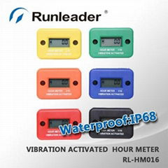 Vibration Hour Meter for Gas Engine Motorcycle ATV Snowmobile Boat jet ski 