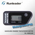 Waterproof LCD Inductive Tachometer/