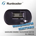 Waterproof Digital tachometer Hour Meter for motorcycle generator forklift truck