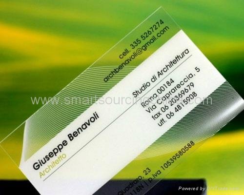 Smart Sourcing China - Clear PVC Cards