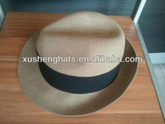 Fashion 100% wool felt hat fedora beret