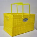 plastic folding basket size 19cn made in china 3